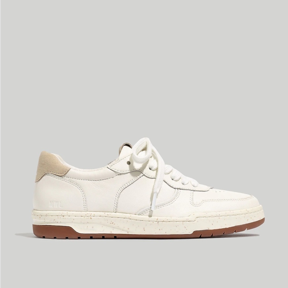 Madewell Court Sneakers in White Leather - Picture 2 of 12
